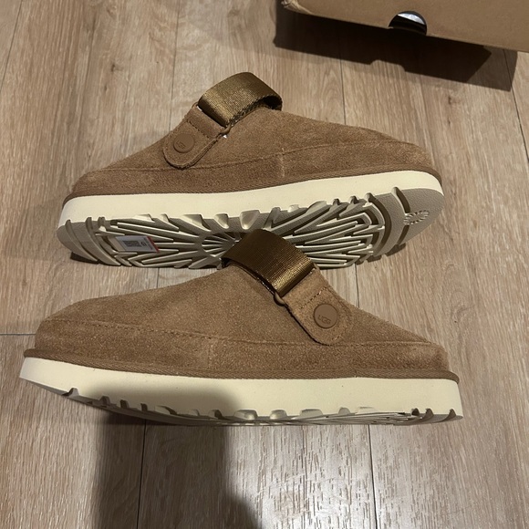 UGG Chestnut Suede Clogs - Picture 5 of 7